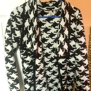 HOUNDS TOOTH CARDIGAN/SWEATER